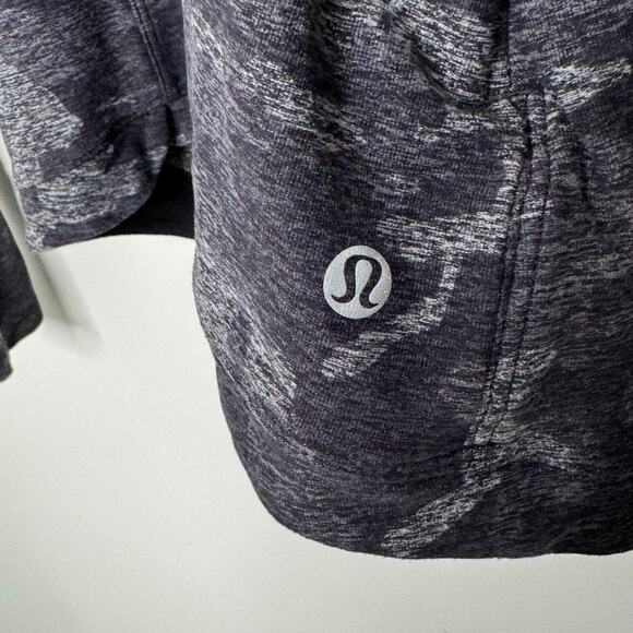 Lululemon Runderful Long Sleeve Incognito Camo HTR Black - Picture 5 of 11